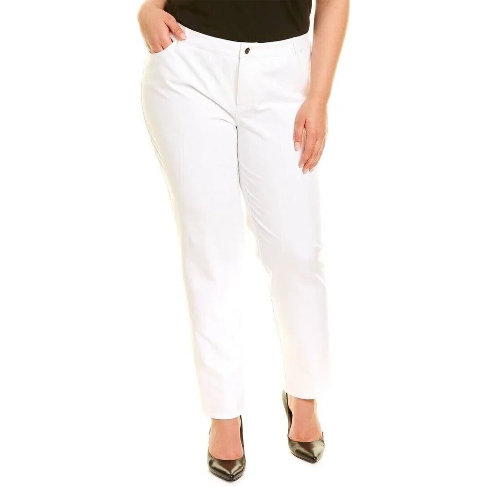 Lafayette 148 New York Thompson Jeans Pants White 16W